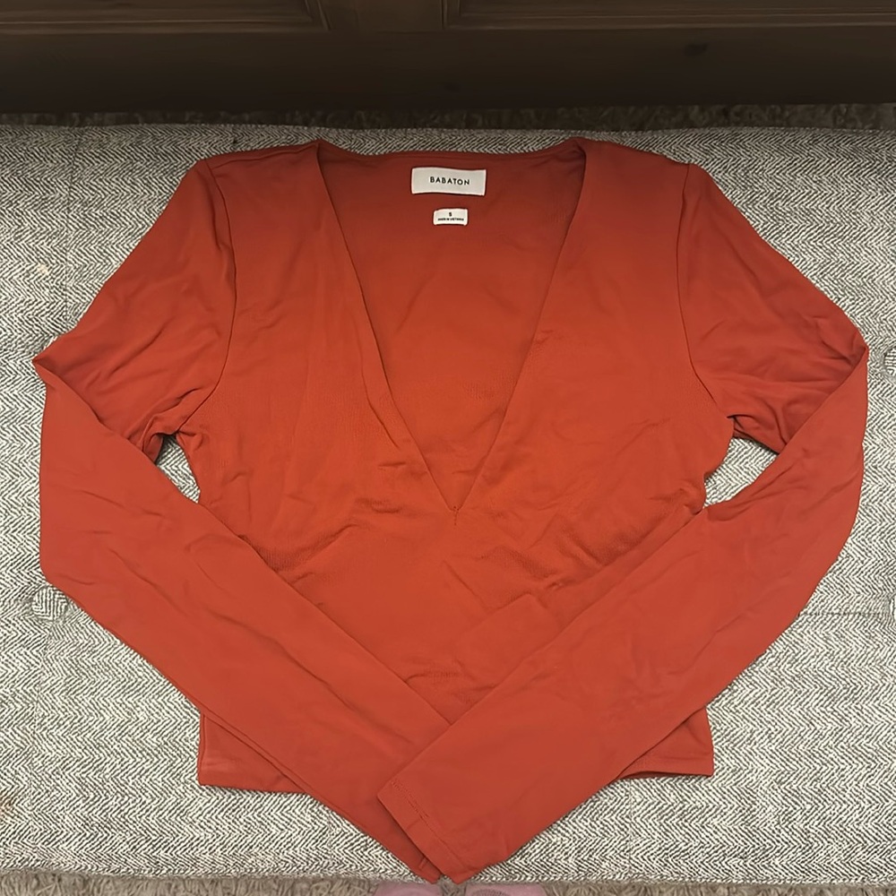 Aritzia cropped long sleeve